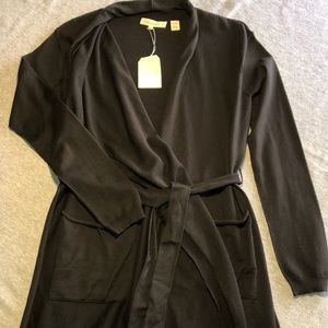 *NWT* Inhabit Asymmetrical Open Belted Cardigan
